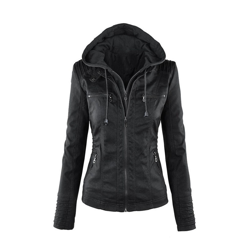 Veste En Cuir Pour Femme | Fermeture Éclair