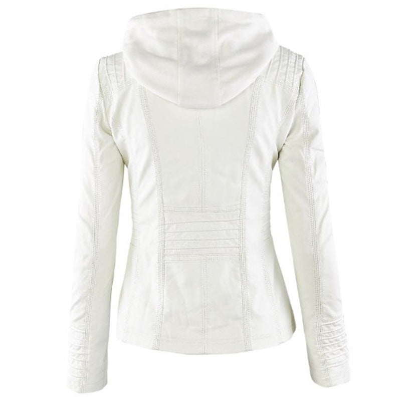 Veste En Cuir Pour Femme | Fermeture Éclair