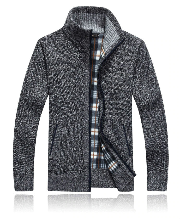 Pull Décontracté En Maille À Col Montant Pour Homme | Hiver