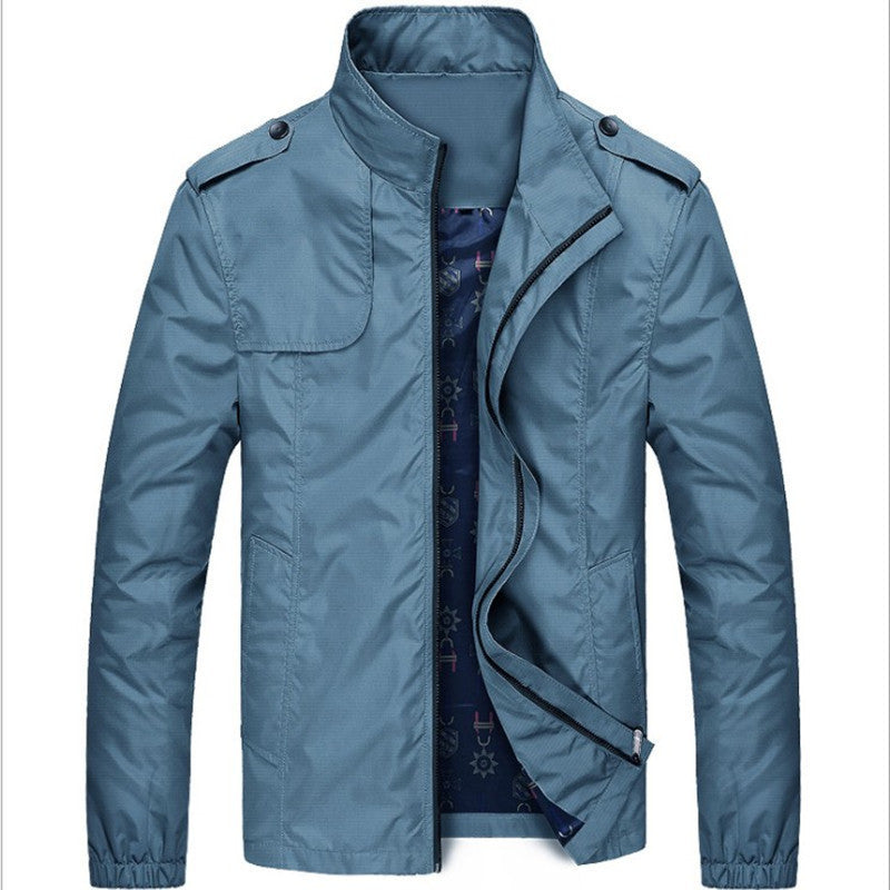 Veste De Transition Moderne À Col Montant Pour Homme | Hiver