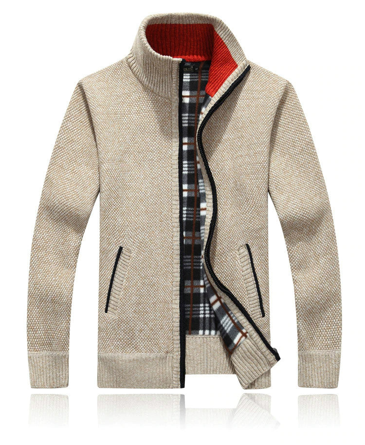 Pull Décontracté En Maille À Col Montant Pour Homme | Hiver