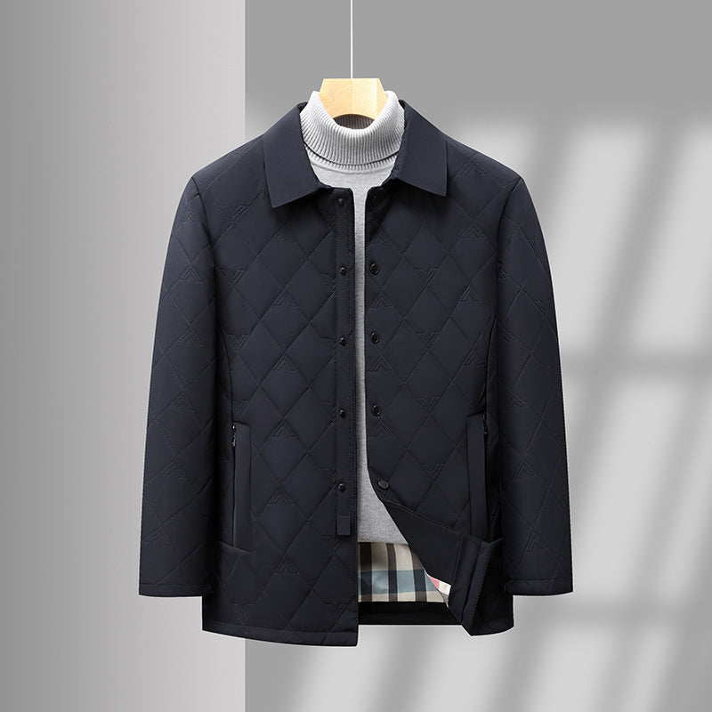 Veste D'hiver Pour Homme | Avec Col À Revers