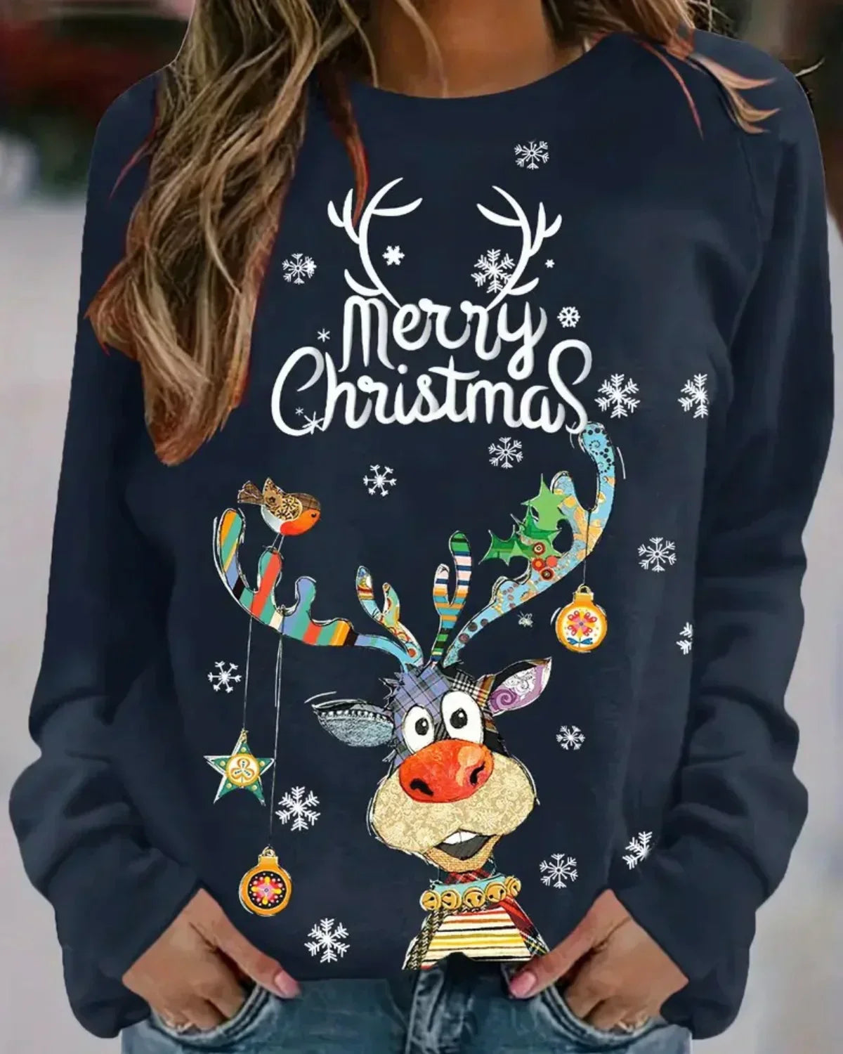 Pull De Noël Pour Femme | Manches Longues