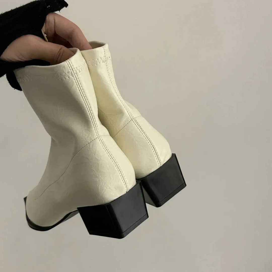 Bottes Chic À Bout Pointu Pour Femme | Longueur Cheville