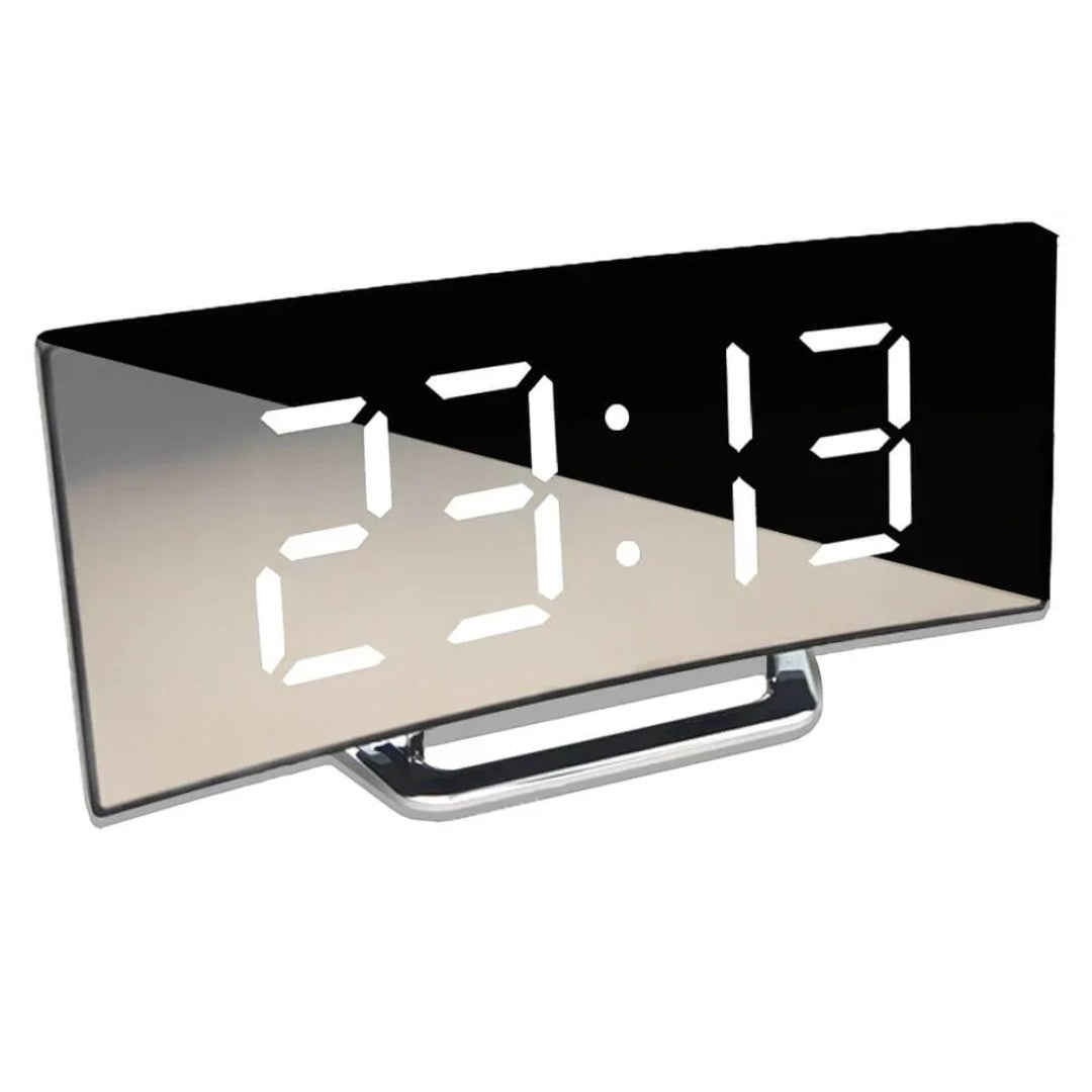 Despertador digital LED curvado | moderno