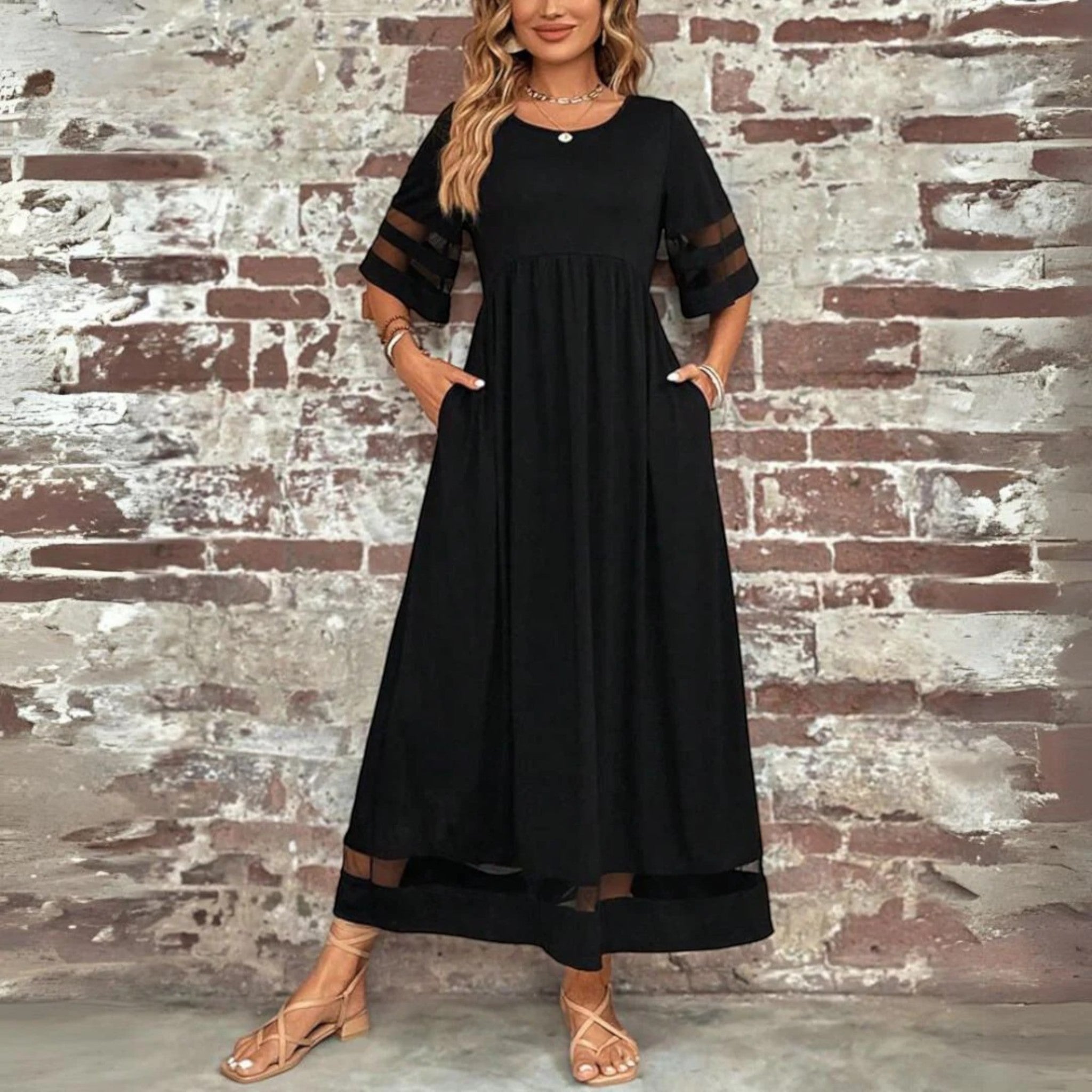 Angela | Robe De Tous Les Jours À Manches Courtes Pour Femmes