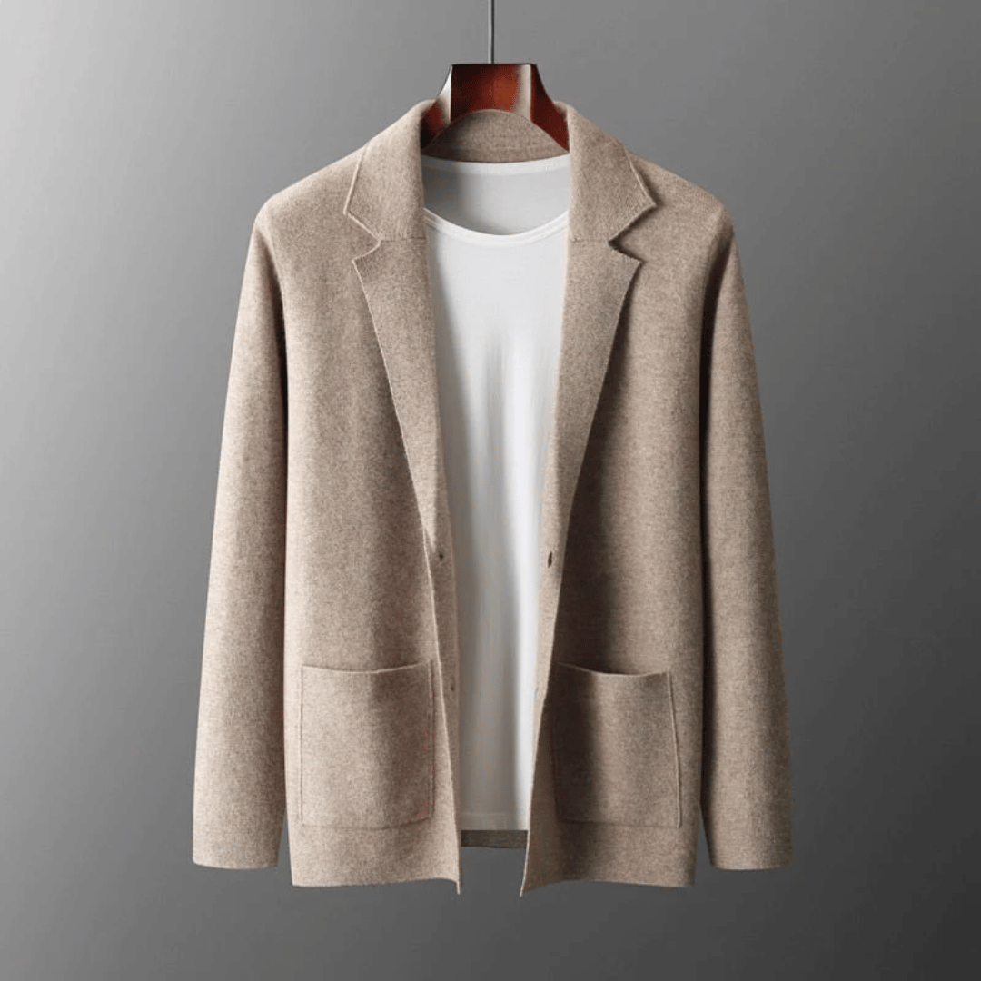 Cardigan En Maille Unie À Manches Longues Pour Femme | Hiver