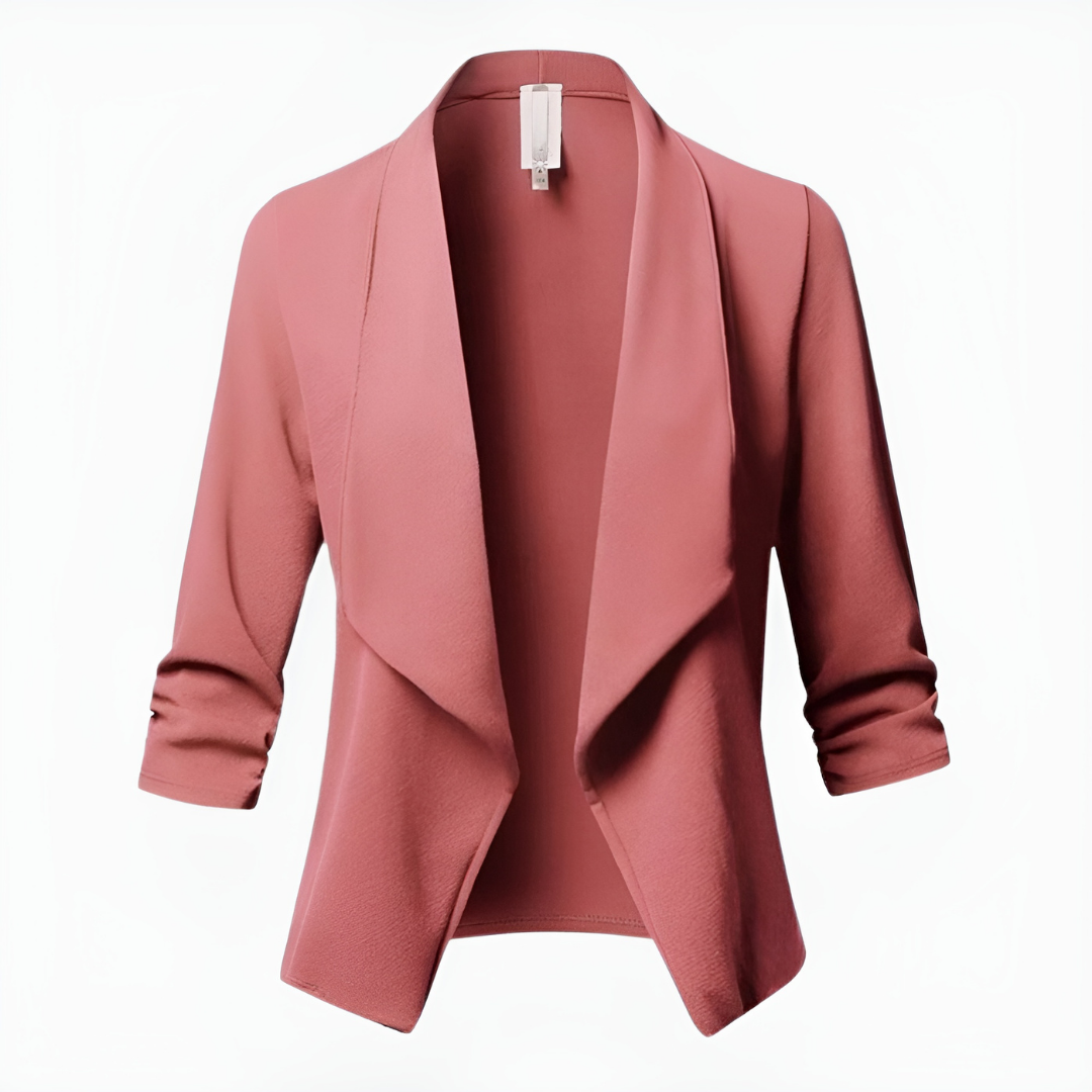 Blazer À Manches Longues Et Devant Ouvert Pour Femme | Habillé