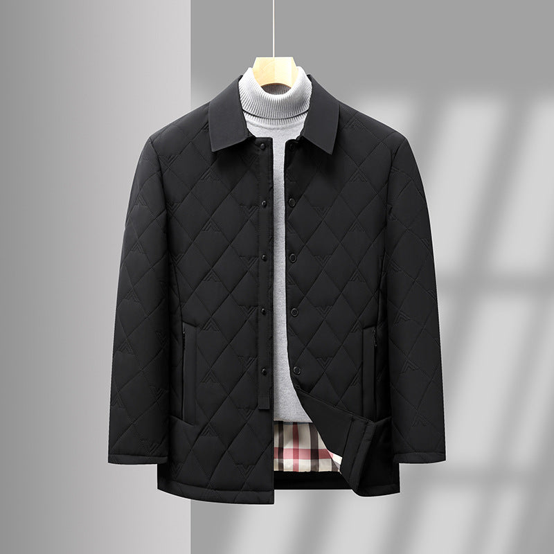 Veste D'hiver Pour Homme | Avec Col À Revers