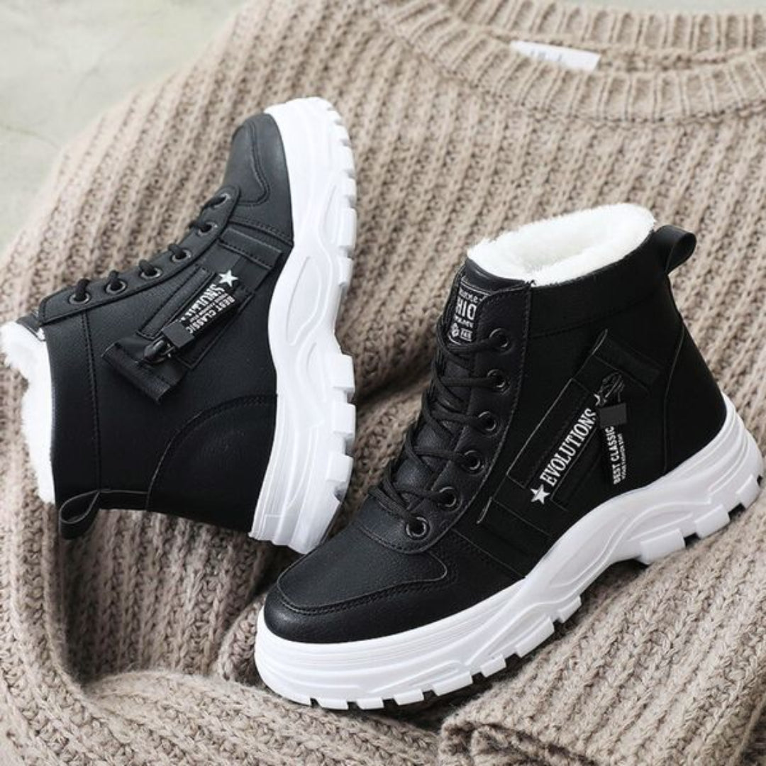 Bottines Décontractées D’hiver Pour Femmes | À Lacets