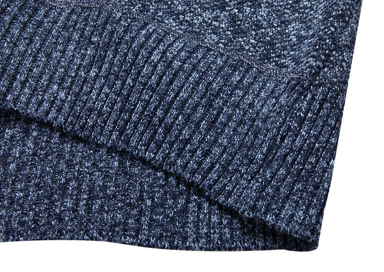 Pull Décontracté En Maille À Col Montant Pour Homme | Hiver
