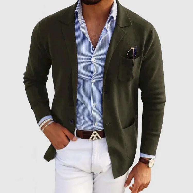 Blazer Homme À Manches Longues | Col Revers