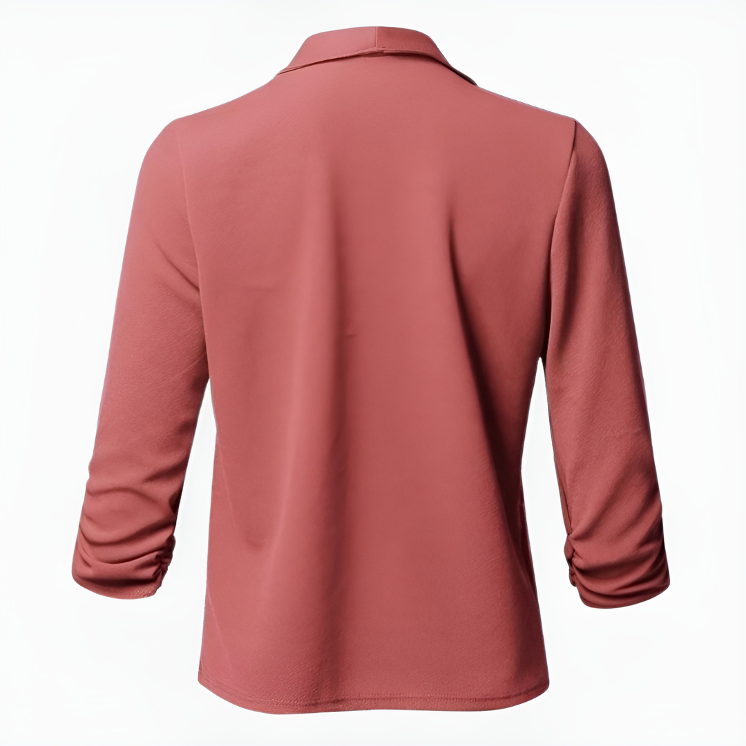 Blazer À Manches Longues Et Devant Ouvert Pour Femme | Habillé