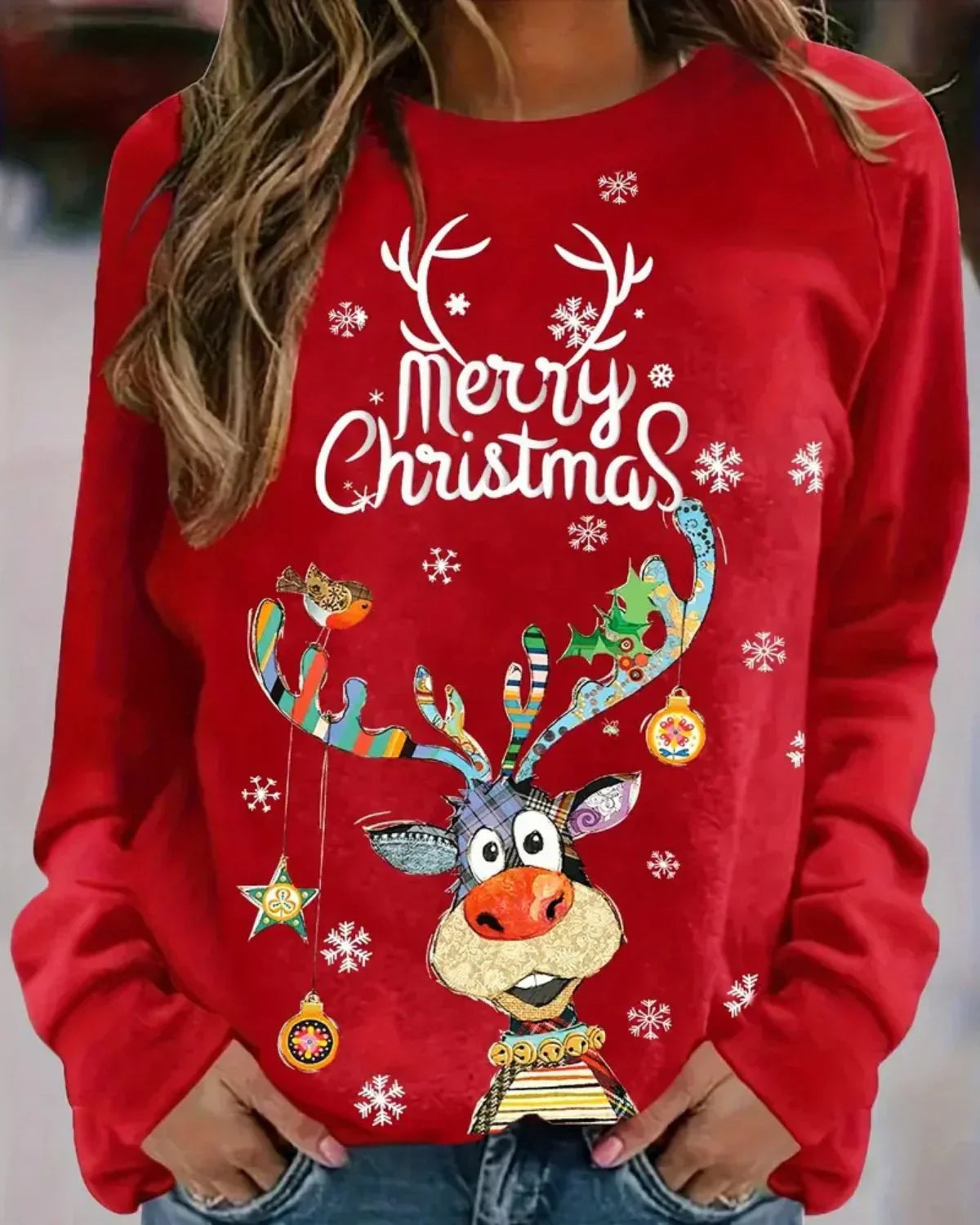 Pull De Noël Pour Femme | Manches Longues