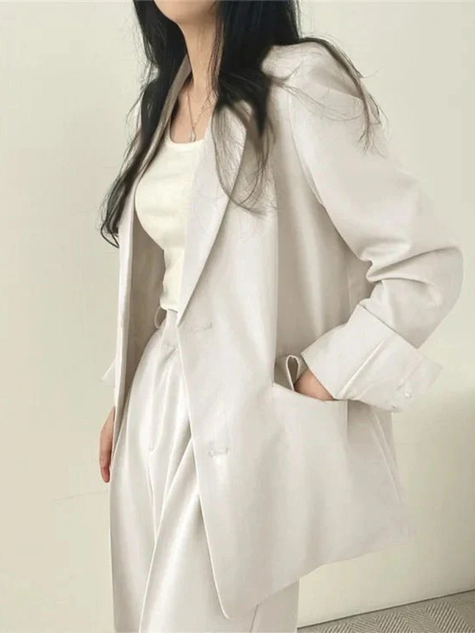 Élina | Ensemble Blazer Surdimensionné Décontracté Pour Femmes