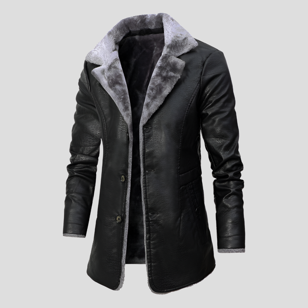 Veste D’Hiver En Cuir Pour Homme | Tendance