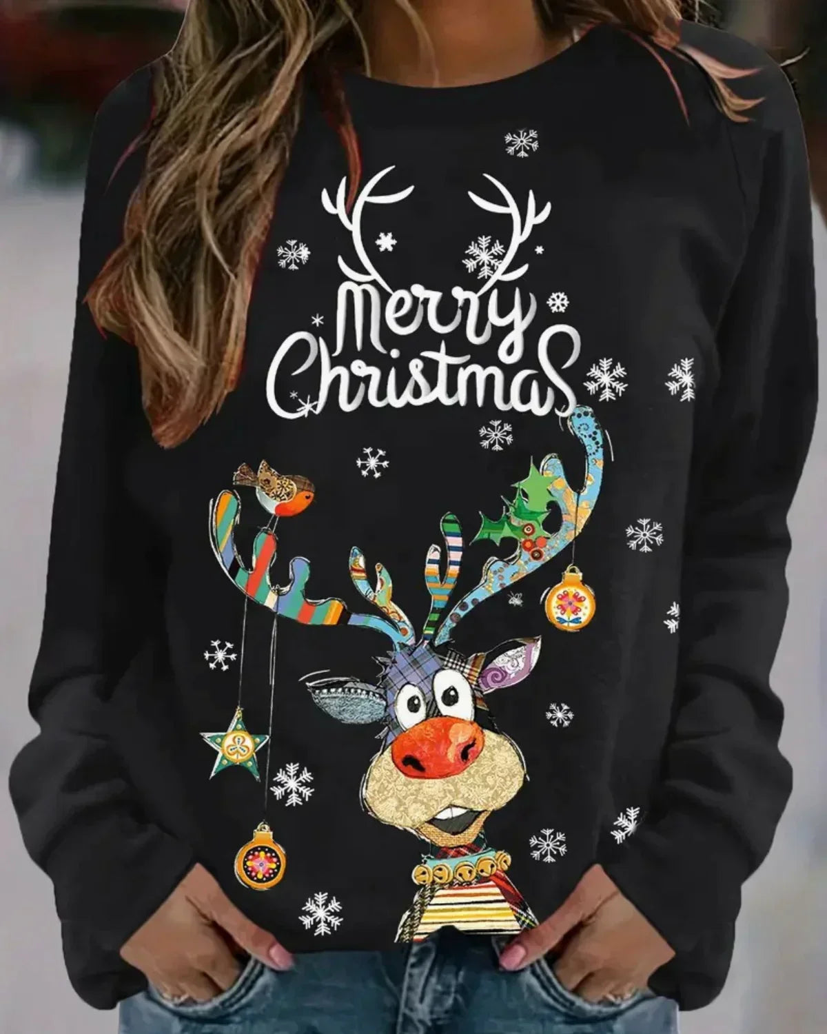 Pull De Noël Pour Femme | Manches Longues