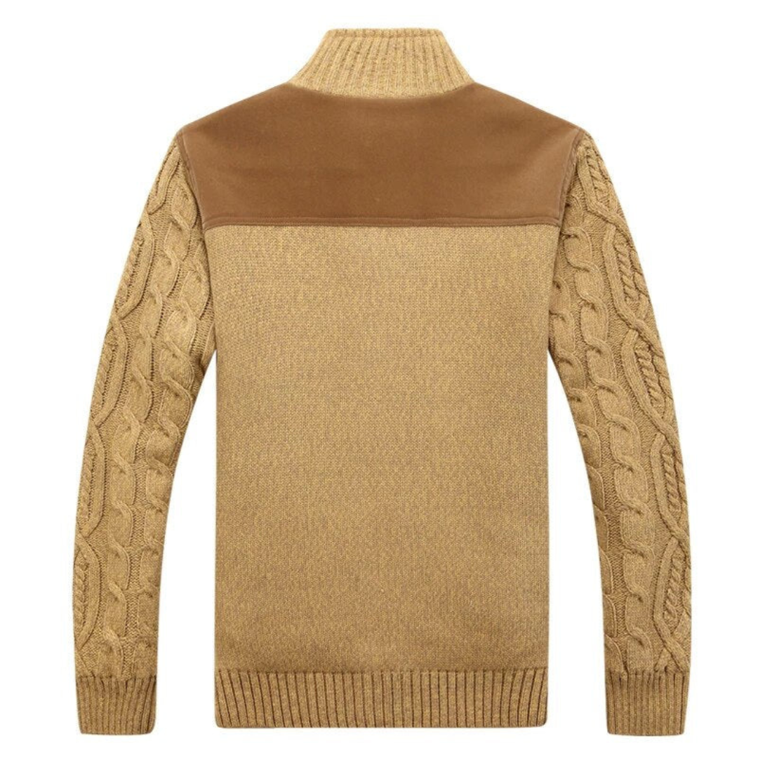 Cardigan En Maille Boutonné Pour Homme | Manches Longues