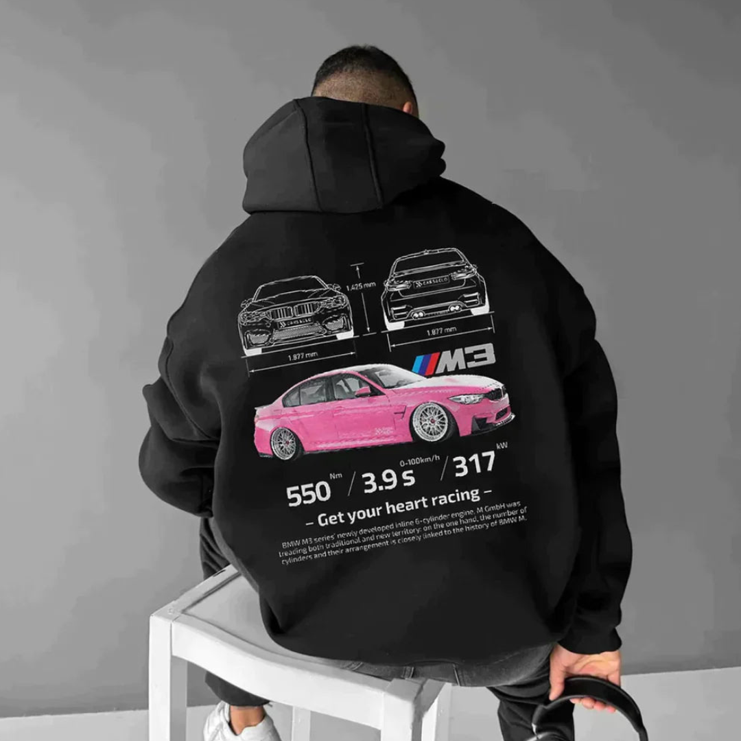 Sweat À Capuche Imprimé Pour Homme | Surdimensionné