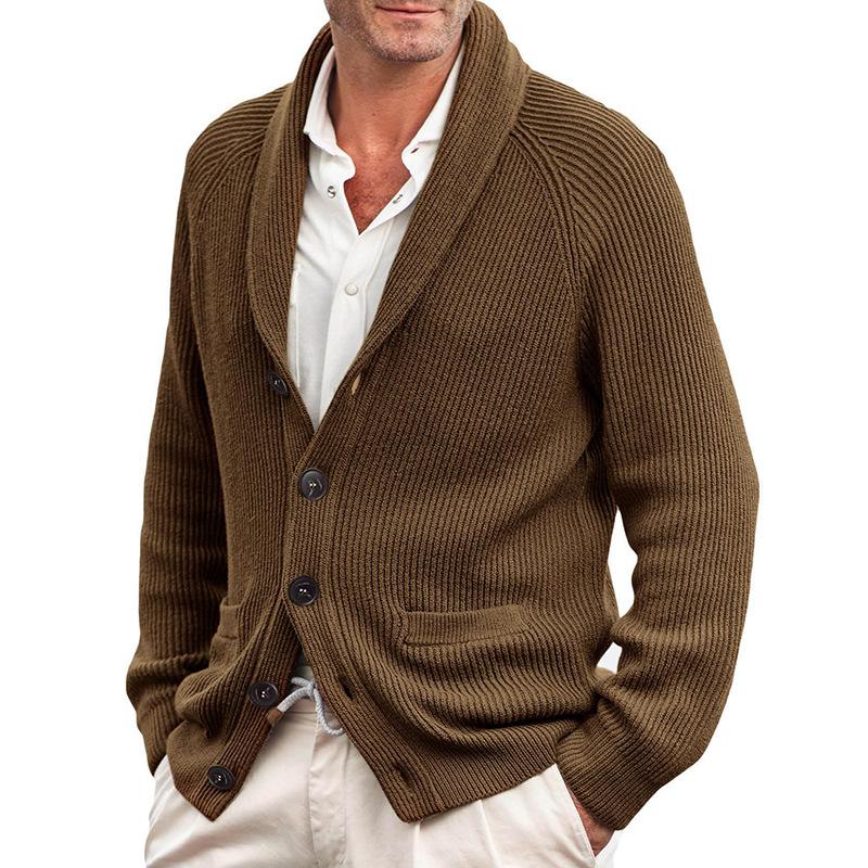 Cardigan Boutonné D'hiver Pour Homme | Avec Poche