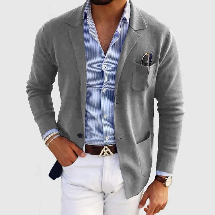 Blazer Homme À Manches Longues | Col Revers