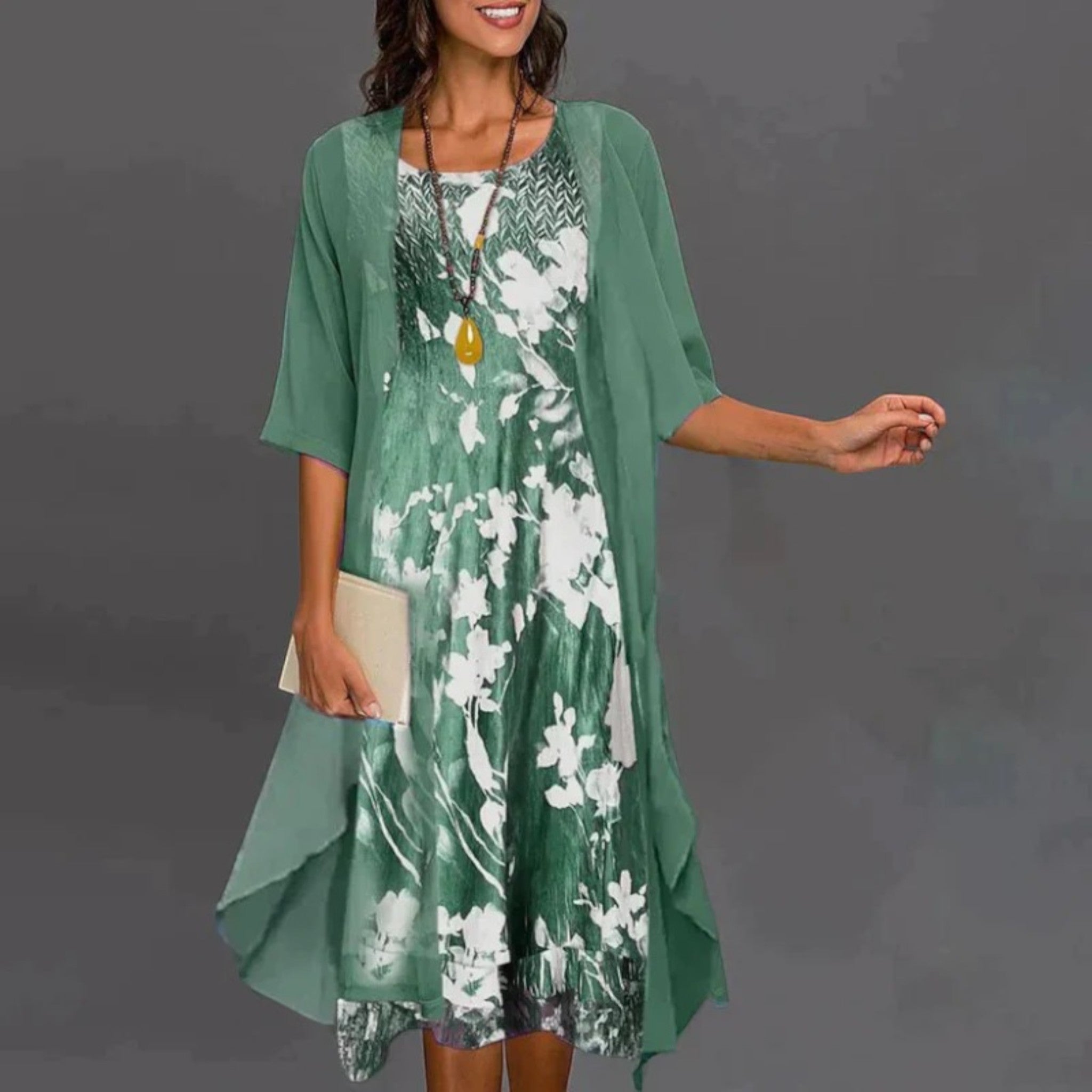 Ayla | Robe Blazer Élégante À Fleurs Pour Femme | Mini