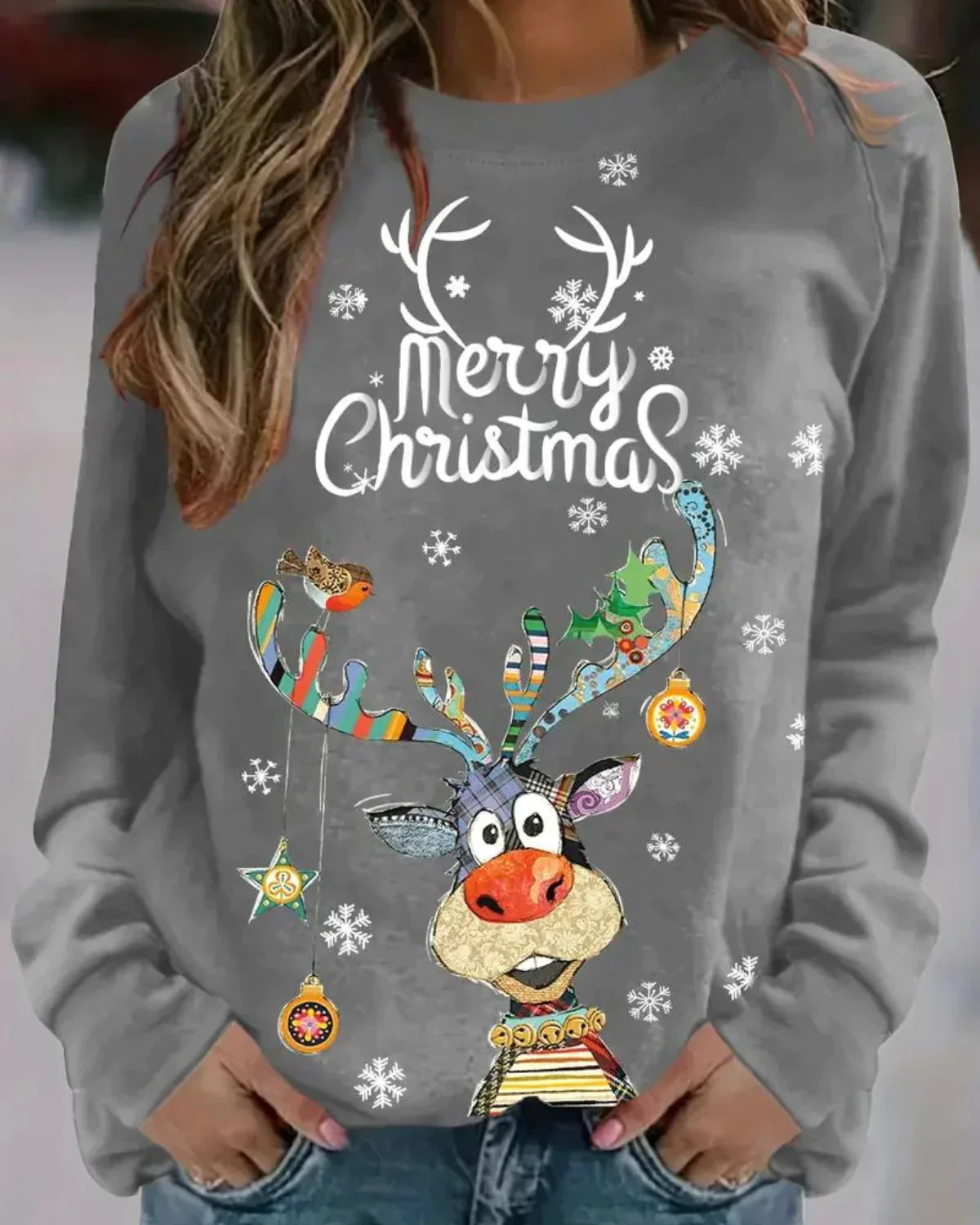 Pull De Noël Pour Femme | Manches Longues