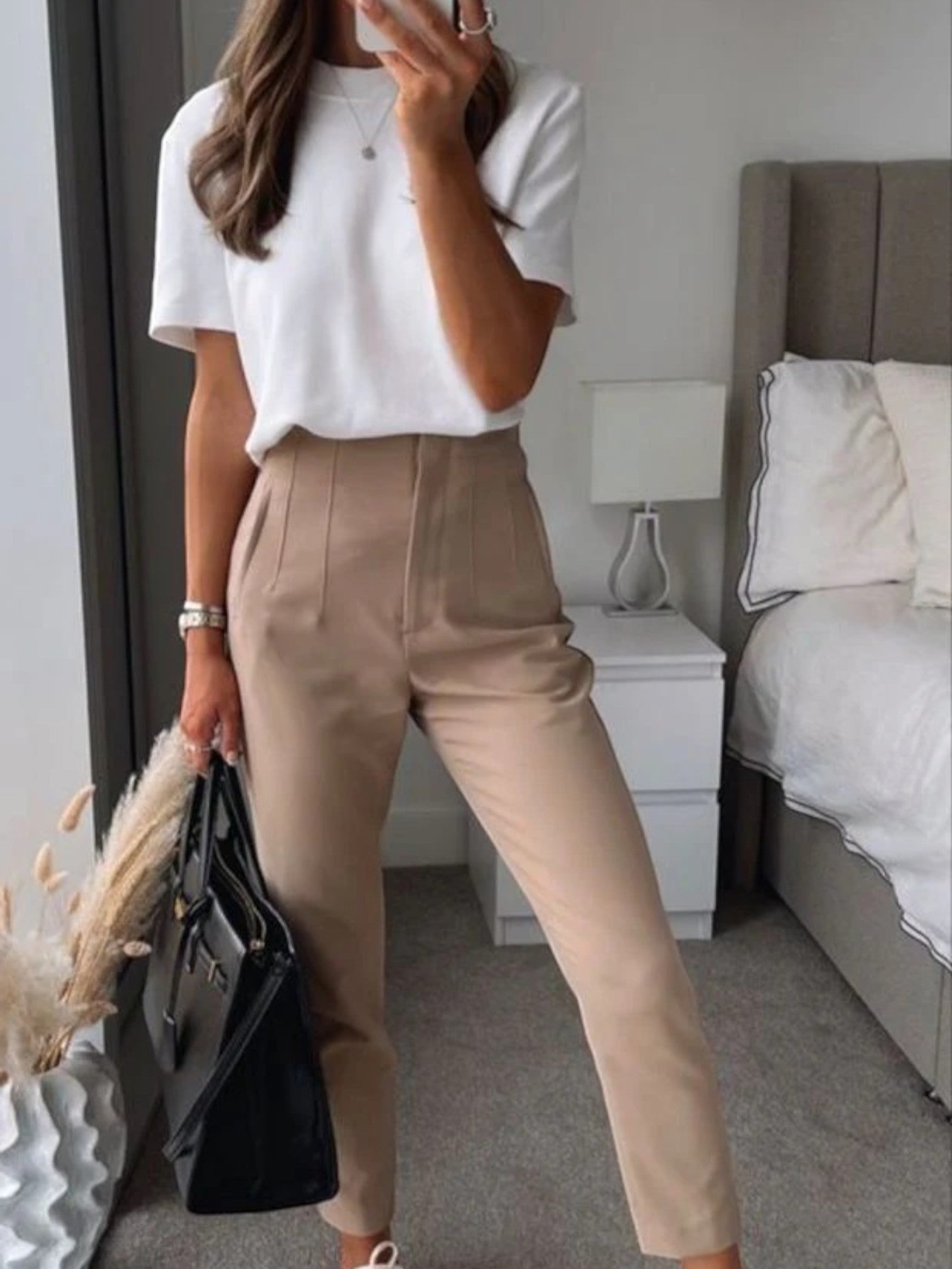 Pantalón Ajustado Elegante Para Mujer | Talle Alto