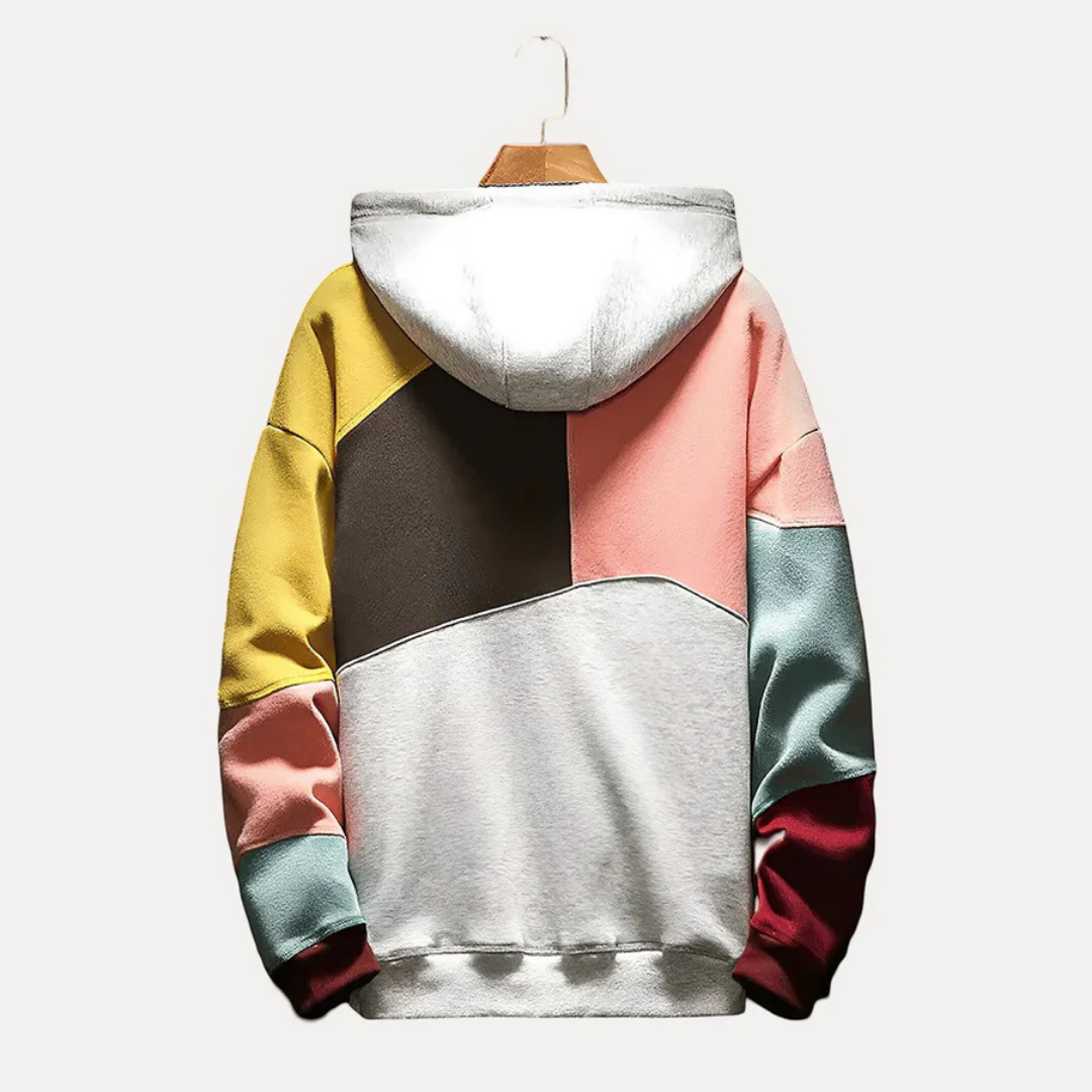Sweat À Capuche Décontracté À Manches Longues Pour Homme | Poche Avant