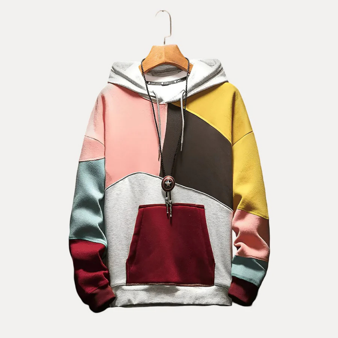 Sweat À Capuche Décontracté À Manches Longues Pour Homme | Poche Avant