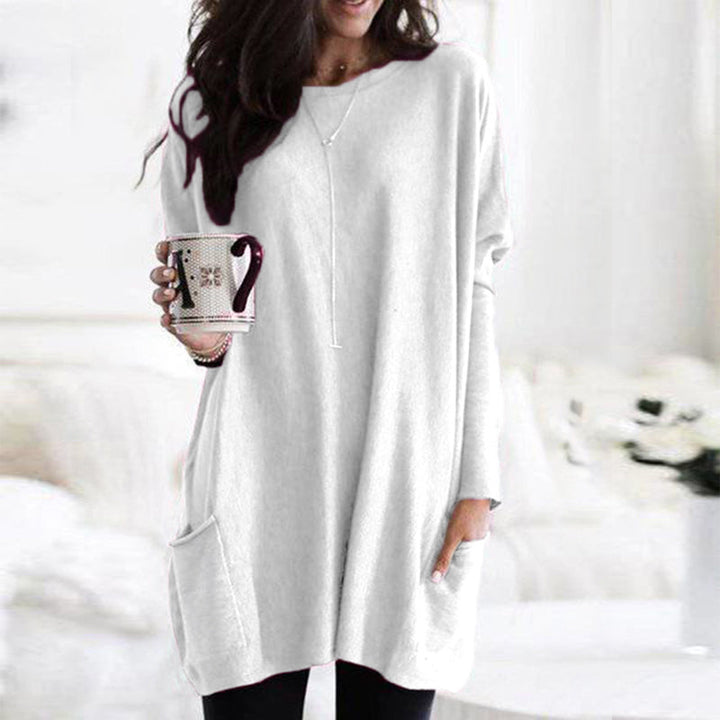 Pull Tunique Oversize Avec Poches Pour Femme | Hiver