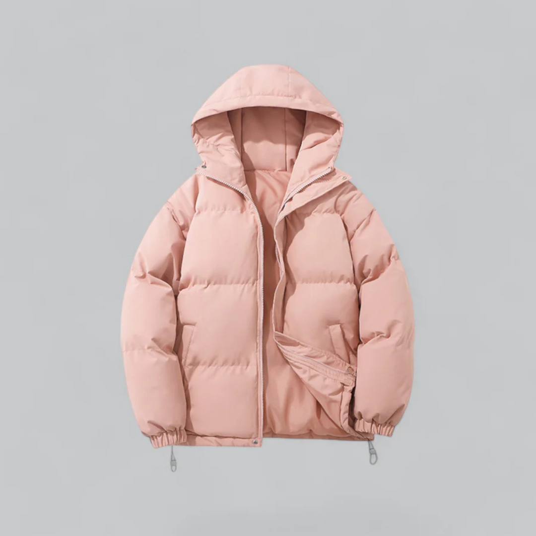 Doudoune Zippée À Capuche | Hiver