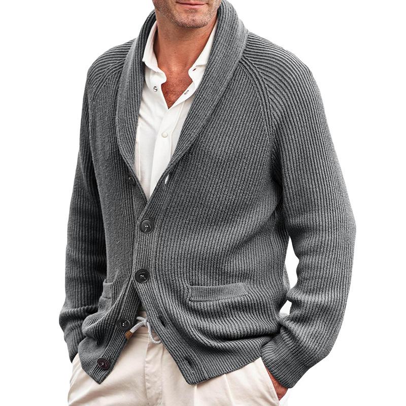 Cardigan Boutonné D'hiver Pour Homme | Avec Poche