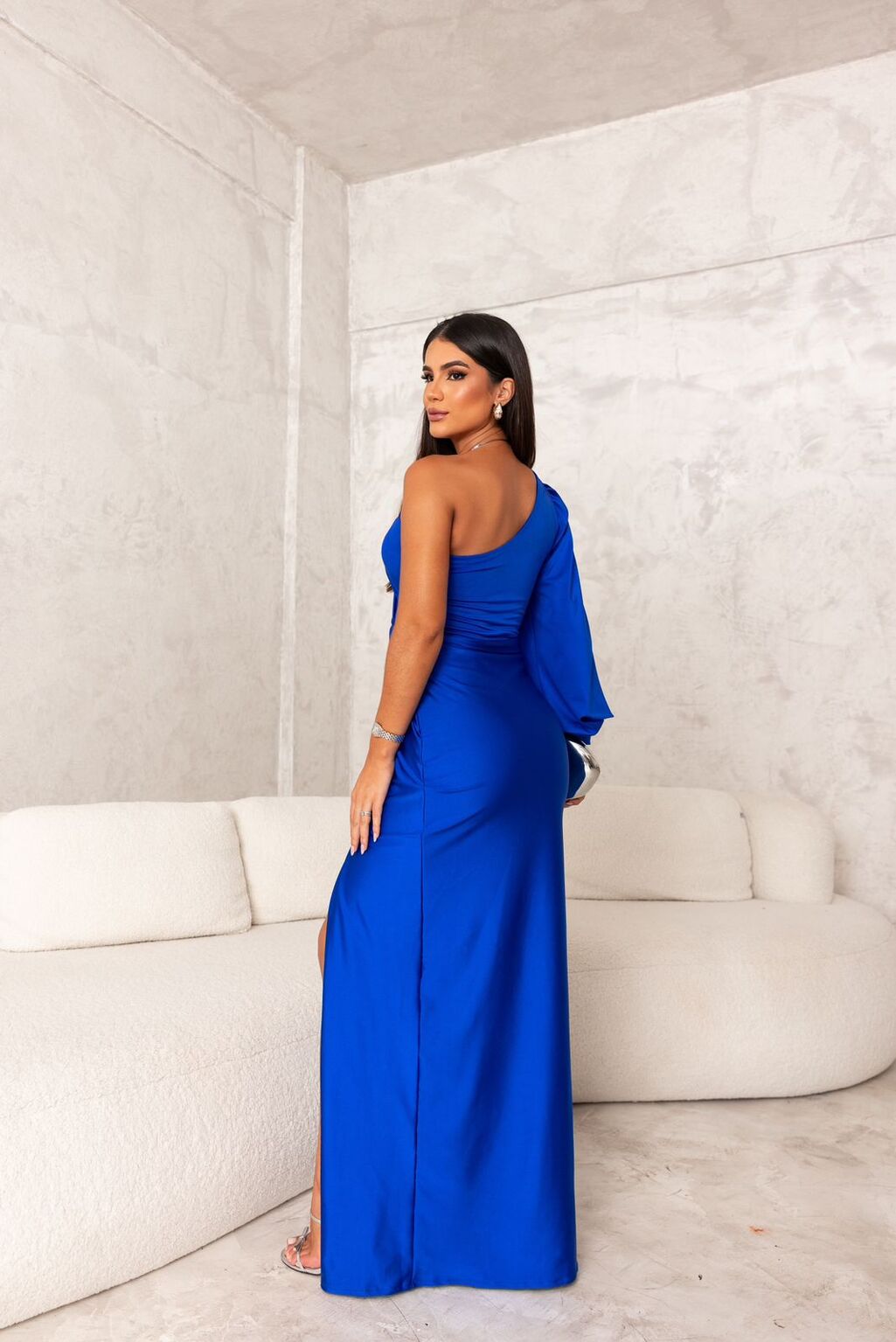Robe De Soirée Asymétrique Pour Femme | Maxi