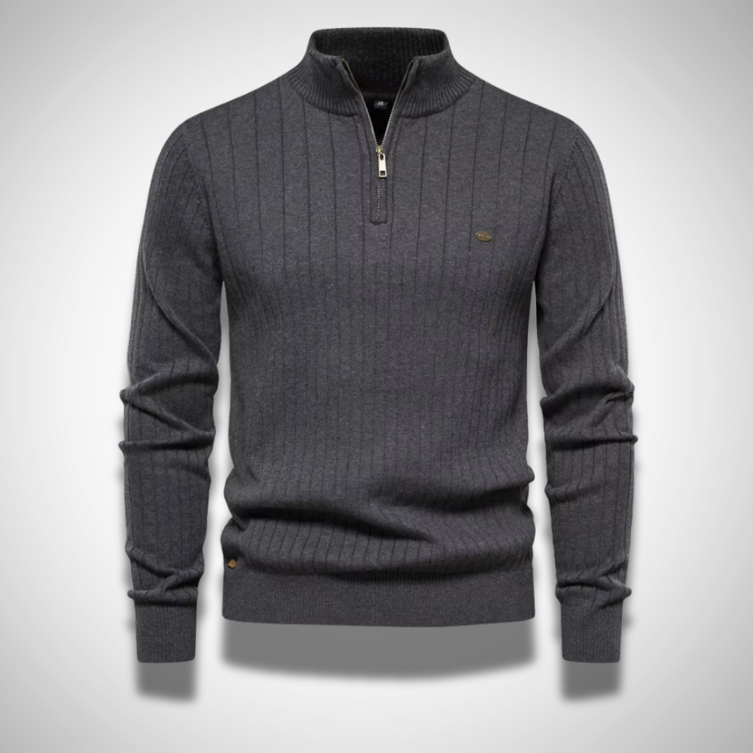 Pull À Manches Longues Et Col Montant Pour Homme | Hiver