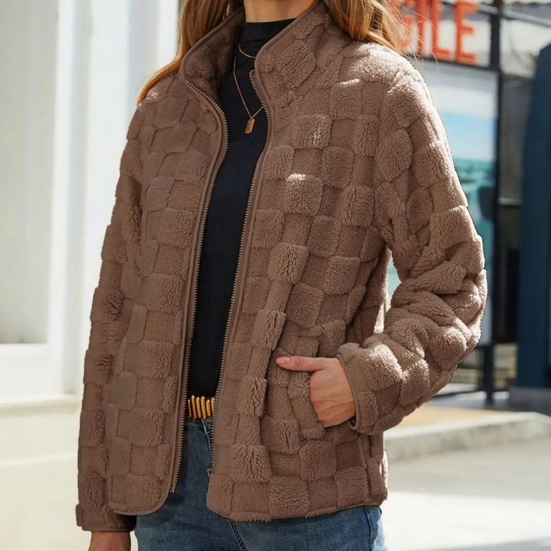 Veste Courte D’Hiver Pour Femme | Manches Longues