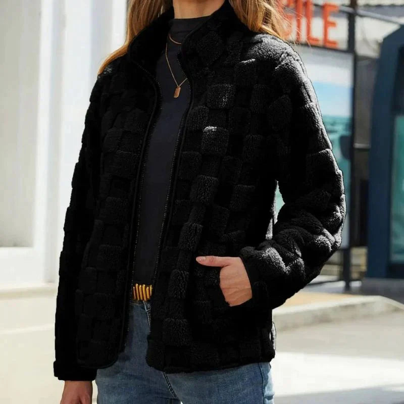 Veste Courte D’Hiver Pour Femme | Manches Longues