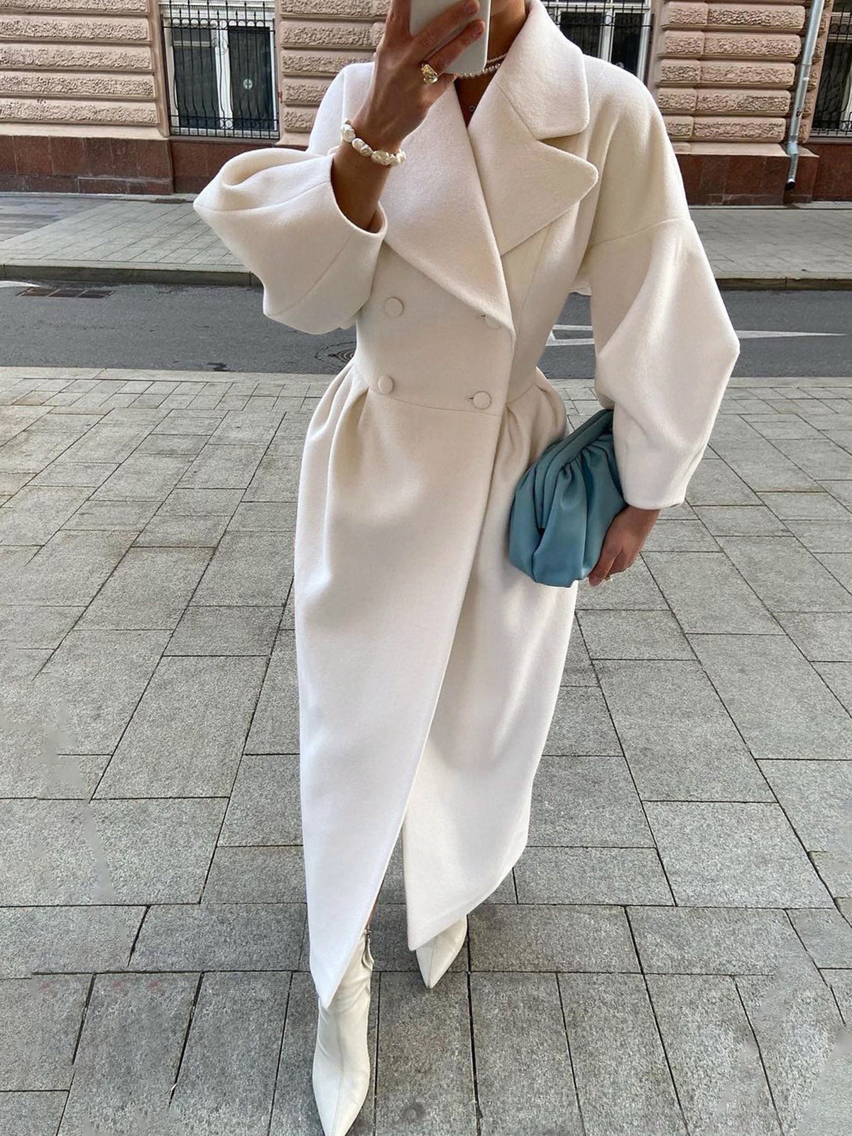 Manteau Moderne À Manches Longues Femme | Hiver