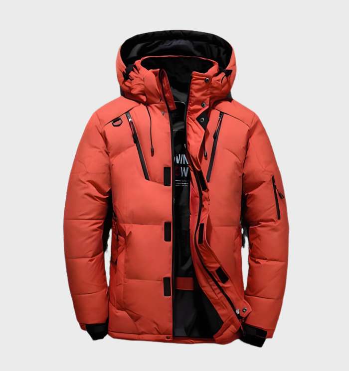 Veste D’Hiver Pour Homme Avec Capuche | Manches Longues