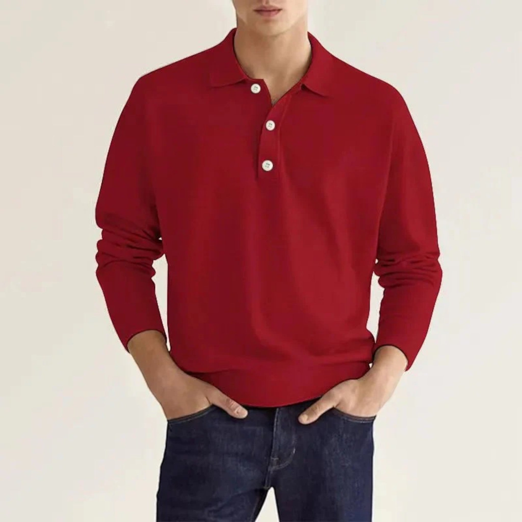 Roman | Polo Décontracté Pour Homme | Manches Longues
