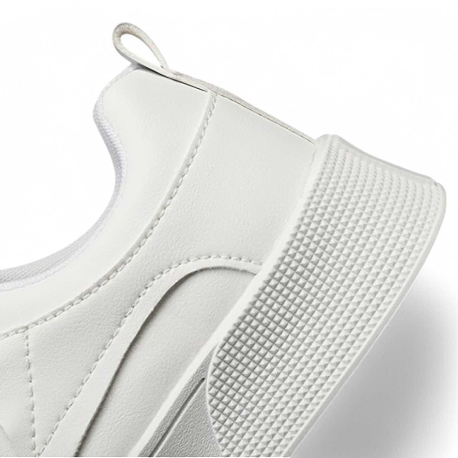 Baskets Minimalistes Blanches Pour Homme | À Lacets
