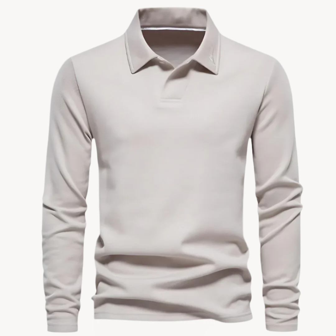 Polo Slim À Manches Longues Pour Homme | Hiver