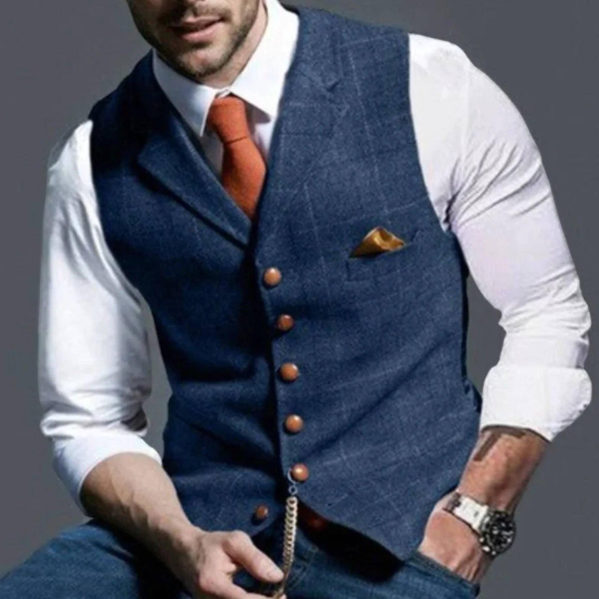 Isaac | Gilet Élégant Pour Homme