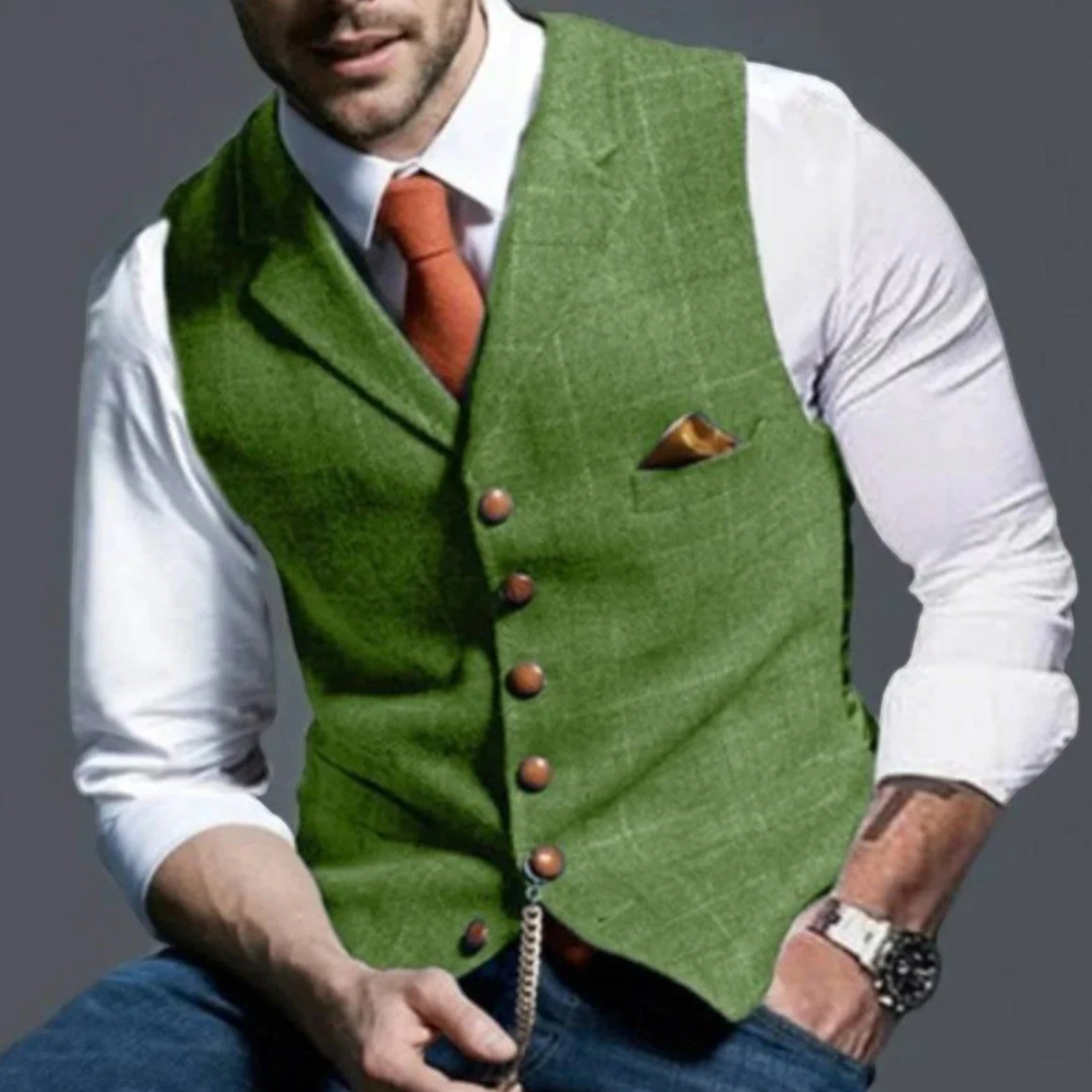 Isaac | Gilet Élégant Pour Homme