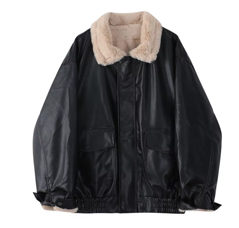 Veste En Cuir Pour Femme Pour L’Hiver | Oversize