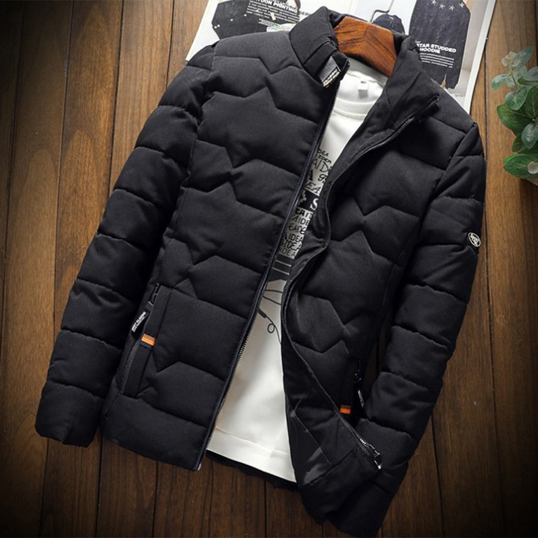 Veste Doudoune D’Hiver Pour Homme Avec Fermeture Éclair | Stylée