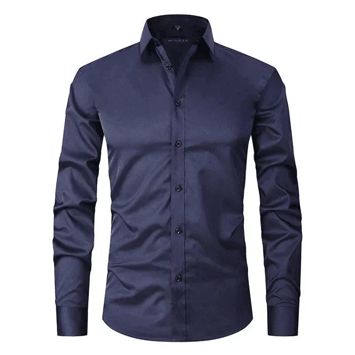 Chemise Formelle Sans Repassage Pour Homme | Haute Élasticité
