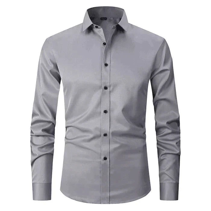 Chemise Formelle Sans Repassage Pour Homme | Haute Élasticité