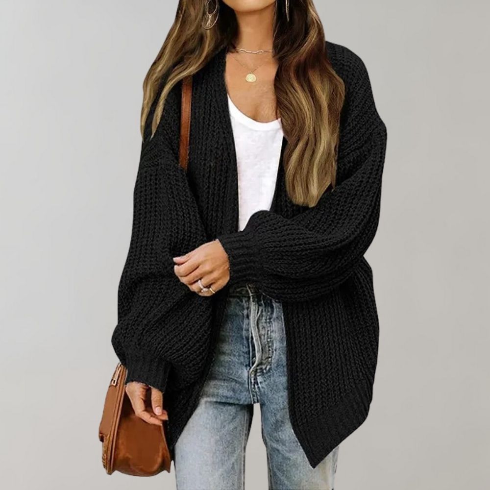 Cardigan D’Hiver Tricoté Pour Femme | Oversize