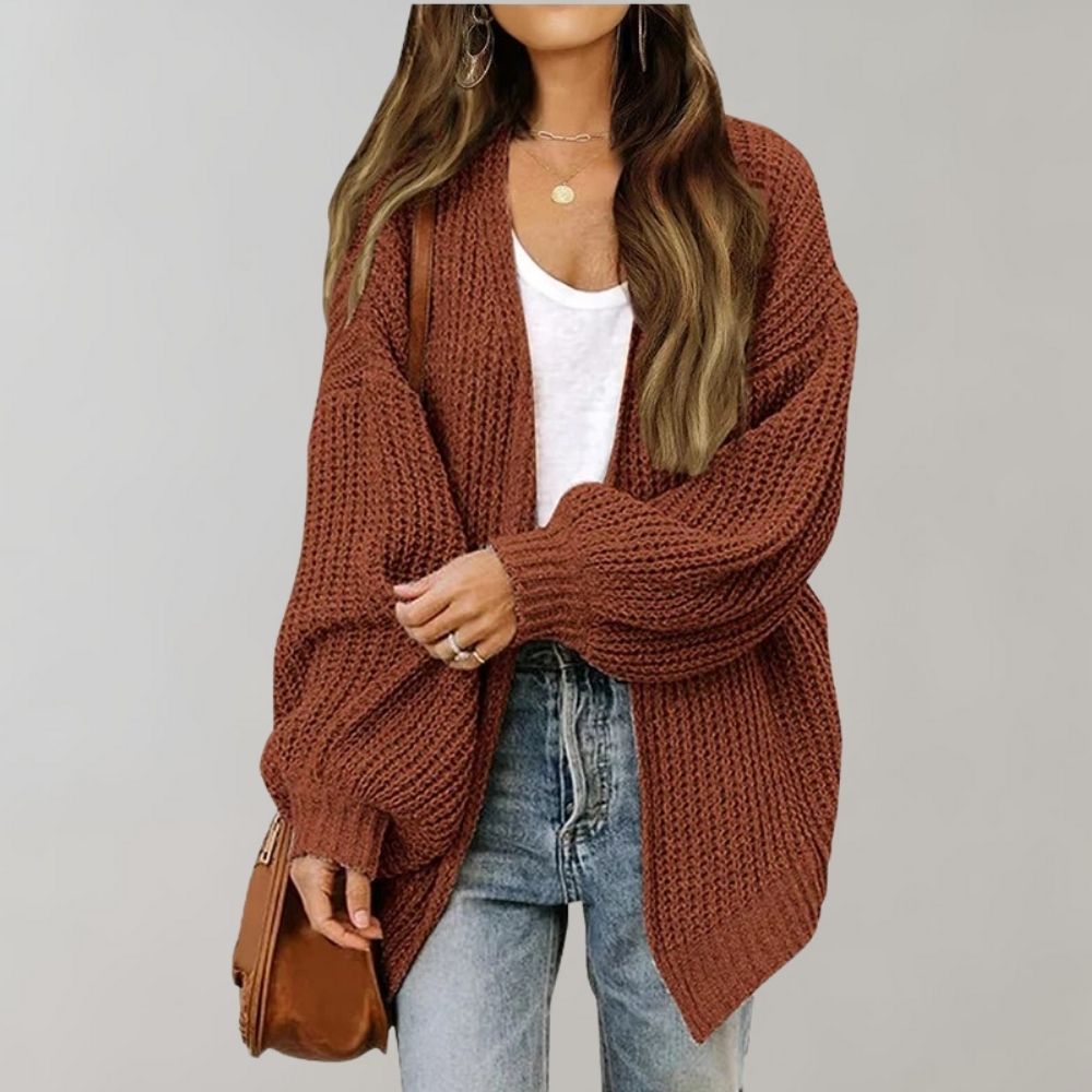 Cardigan D’Hiver Tricoté Pour Femme | Oversize
